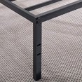 thumbnail image 3 of Best Price Mattress 18 Inch Metal Platform Bed, Heavy Duty Steel Slats, No Box Spring Needed, Easy Assembly, Black, Full, 3 of 8