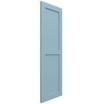 thumbnail image 3 of Ekena Millwork 12"W x 38"H True Fit PVC Two Equal Flat Panel Shutters, Peaceful Blue (Per Pair - Hardware Not Included), 3 of 10