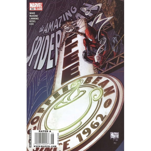 Amazing Spider-Man, The #593 (Newsstand) VF ; Marvel Comic Book