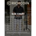 thumbnail image 7 of RICHCOIN Short Sleeve Mens Dress Shirts Casual Solid Shirts for Men Button Down Business Shirt, 7 of 7