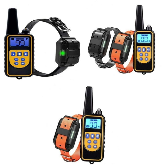 3x Colr De Choque Para Adiestramiento De Perros Con Remoto Warterproof Zulema Collar de entrenamiento