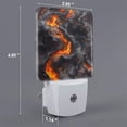 thumbnail image 2 of Balery Molten Lava Abstract Flow Luz Nocturna LED con Sensor Automático, Enchufe con Sensor Crepuscular, Luz Suave de 0.5W para Dormitorio, Pasillo, Baño-UK, 2 of 7