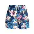 thumbnail image 4 of ZCFZJW Men's Swim Trunks Board Shorts Lightweight Quick Dry Summer Beach Shorts with Pockets Trendy Tropical Hawaiian Swimsuit Swimwear for Men - No Liner Multicolor#05 XXXL, 4 of 5