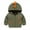 Army Green, variant on Toddler Kids Little Boys Long Sleeve Cartoon Dinosaur Hooded Zip Jacket Coat