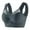 Grey, variant on Womens Large Strapless Lace Tank Top Underwear, Thin Side Fold Side Gather Adjustable Bra, Plus Size Shapewear
