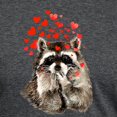 thumbnail image 3 of CafePress - Raccoon Blowing Kisses Cute Animal Love T Shirt - Mens Tri-blend T-Shirt, 3 of 4
