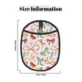 thumbnail image 3 of Sikiie Colorful Bow Knots Silicone Pot Holders, Oven Mitts Heat Resistant Hot Pads, Non Slip Pot Holder for Kitchen Baking and Cooking 9.4 x 7.5 Inches, 3 of 7
