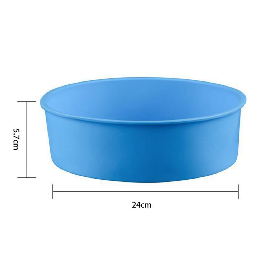 6/8/9" Silicone Round Bread Mold Cake Pan Muffin Mould Bakeware Baking Tray Tool 
