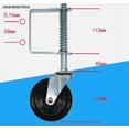 thumbnail image 3 of 4 Inch Heavy Duty Rubber Spring Door Roller, 3 of 3