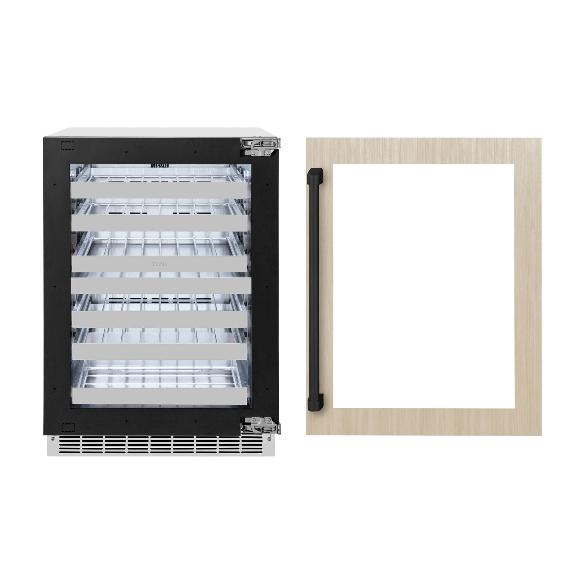 Zline Rwdpoz-24 Autograph Edition 24" Wide 44 Bottle Capacity Panel Ready Built-In Wine