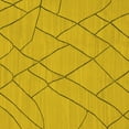 thumbnail image 1 of Ahgly Company Machine Washable Indoor Square Solid Yellow Modern Area Rugs, 5' Square, 1 of 4