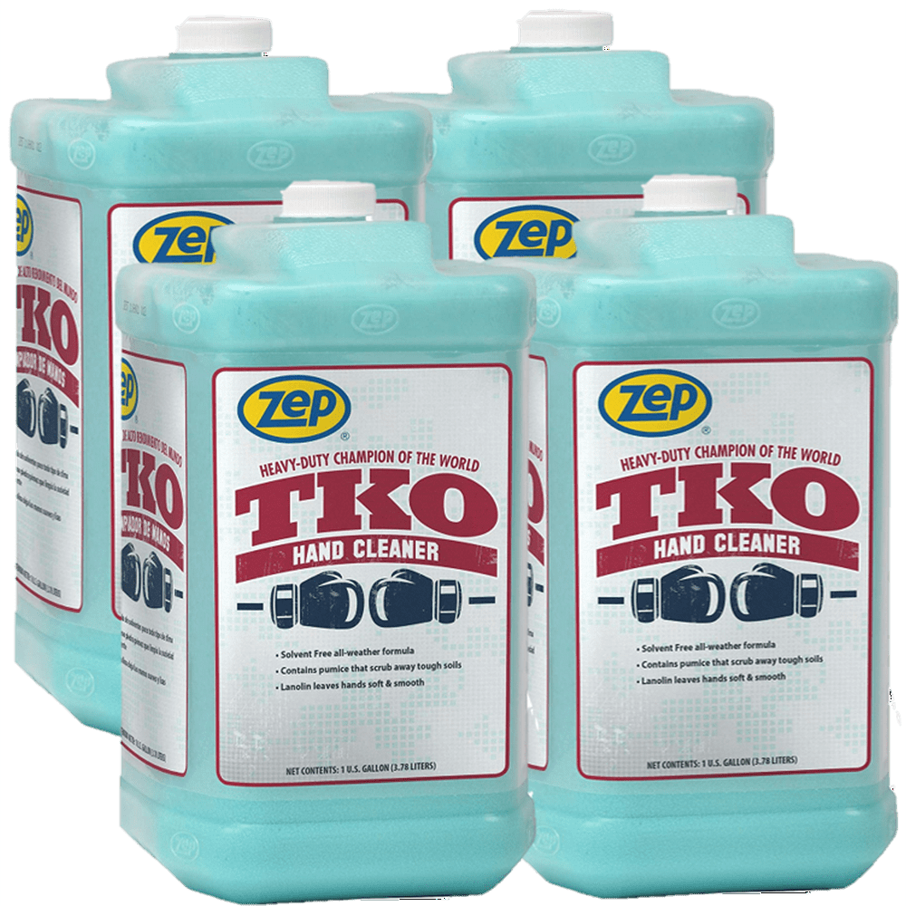 Zep HeavyDuty TKO Hand Cleaner 128 oz. R54824 (Case of 4) Pump