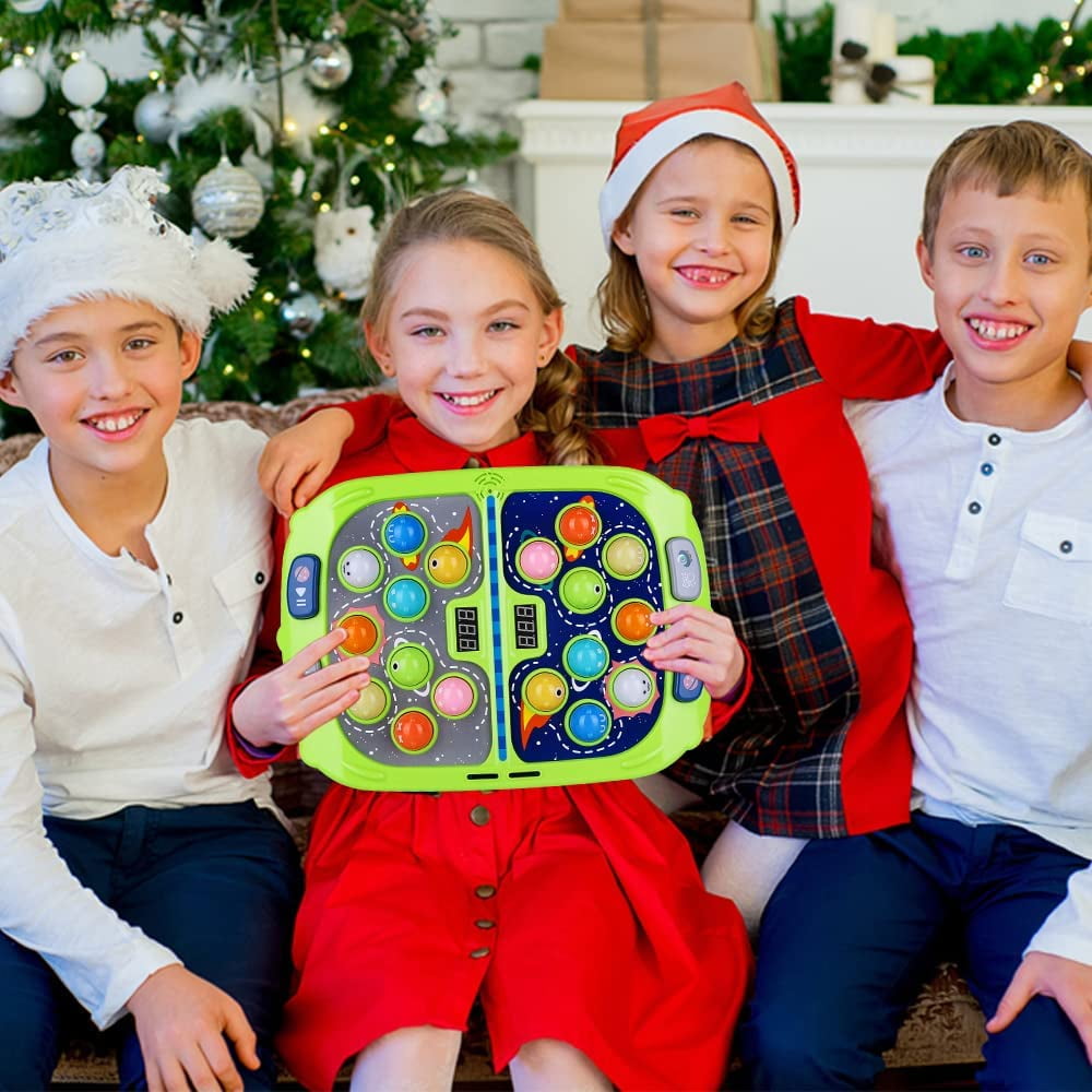 Hammer Mole Game for Toddlers,Toys for 3-12 Year Old Boys and Girls,Whack Mole Toys for Kid,Gifts for 3 4 5 6+ Year Old Boys,Interactive Educational Toys with Sound and Light, PK Mode with 2 Hammers