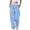 02-Sky Blue, variant on DJskiyers Jogger Pants for Women Super Soft Casual Lounge Sweatpants Hiphop Loose Drawstring Sweat Pants with Pockets