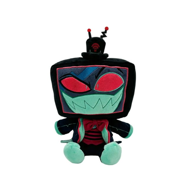 Muñeca de peluche Vox Hazbin Hotel, 25 cm, color negro