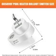 thumbnail image 4 of 2Pcs Digital Swimming Pool Heater Plug Fuses Pool Heater Rollout Switches Thermal Fuses for 005899F Pool Heater Parts, 4 of 8