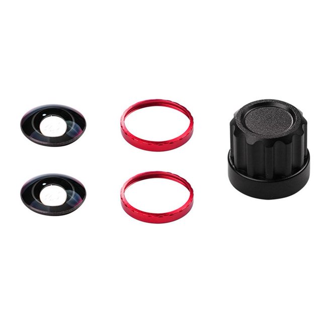 Replacement Kit for Insta360 X5 with DIY Lens Swap Tool & Multi-Color Rings HD Optical Lens Set for 360-Degree Camera