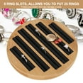 thumbnail image 3 of 6 Slots Rings Storage, Convenient Rings Tray, Flannelette for Jewelry Stores Hotel Home Boutiques, 3 of 8