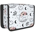 thumbnail image 1 of Cute Floral Whale Small Insulated Lunch Box Portable Soft Bag Mini Cooler Insulated Lunch Bag With Handle For Work School, 1 of 8