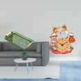 thumbnail image 2 of Elegante juego de bandeja de postres con forma de gato y reloj de mesa de centro para decoración del hogar, comedor, dormitorio, cocina, oficina,, 2 of 8