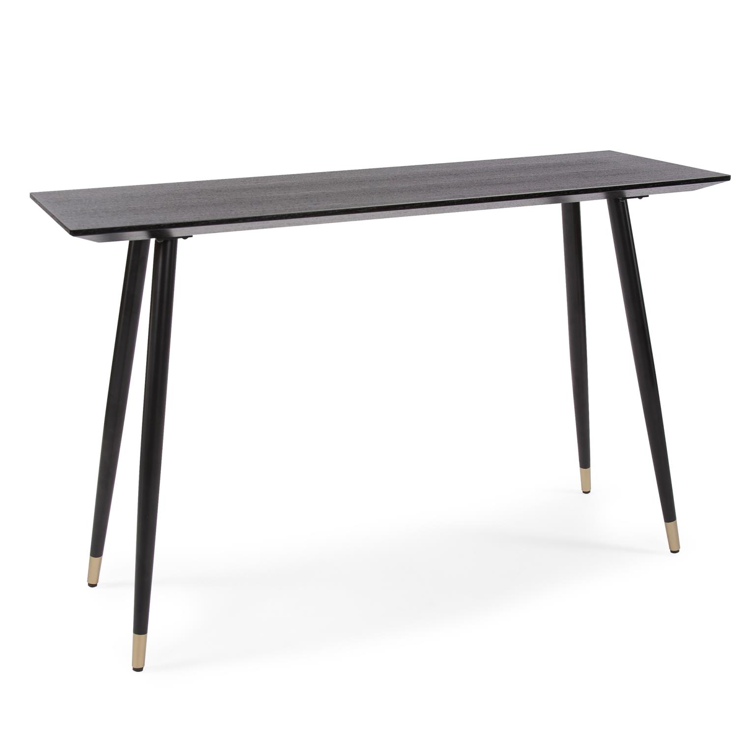 Tyler Dillon Black Ash Rectangular Console & Accent Table - 47W x 16D x 30H
