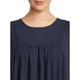 thumbnail image 4 of Terra & Sky Women's Plus Size Eyelet Trim Flutter Sleeve Top, 4 of 5