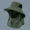 Army green, variant on Sun Hats for Men Women with Neck Flap, Wide Brim Fishing Hat UV Protection, Lightweight Breathable Adjustable Safari Hat