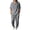 Dark Gray, variant on JUUYY Mens 2 Piece Linen Set Long Sleeve Button Down Casual Hoodie Shirt and Loose Jogger Pants Sets Beach Vacation Summer Outfits Khaki XXXL