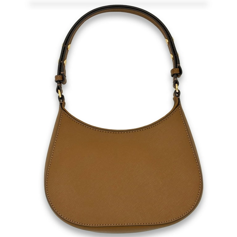 Tory Burch 150258 Emerson Moose Brown Saffiano Leather With Gold