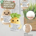 thumbnail image 2 of Positive Potato - Emotional Support Vegetables, Handmade Positive Vegetables with Positive Card, 5Pcs, 2 of 8