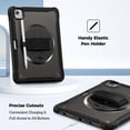 thumbnail image 3 of Funda ProCase para iPad Air de 11 pulgadas, 7.ª generación (M3) 2025, color negro, 3 of 9