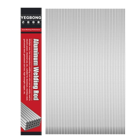 

Aluminum Welding Rods|30pcs/50pcs Brazing Rods|1.6/2mm 13 inch Low Temperature Aluminum Flux Cored Welding Rod No Need Solder Powder