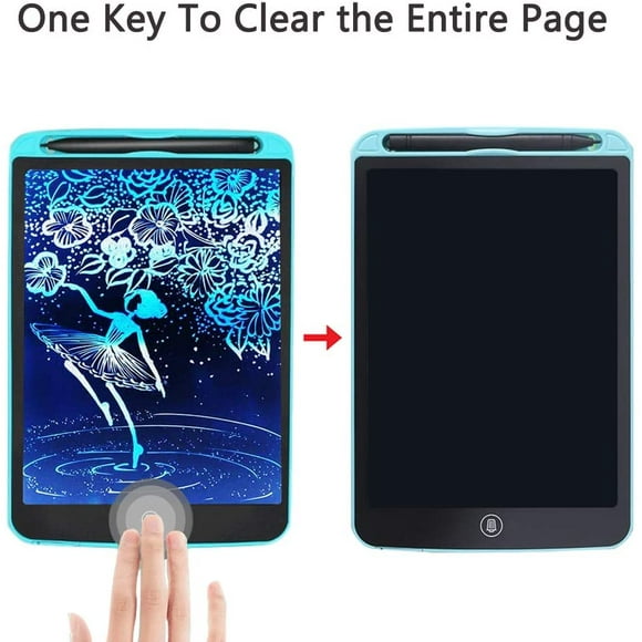 LCD Writing Tablet, 12 Inch Colorful Writing Board, Electronic Doodle Pads Drawing Board Gift for Kids Boy Girl Presents for Students
