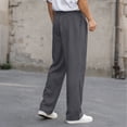 thumbnail image 5 of YueHuiYing Men's Golf Pants - Stretch Work & Casual Trousers Comfortable Lightweight Quick-Dry Casual Slacks Pocketed Long Pants with Belt Loops, 5 of 9