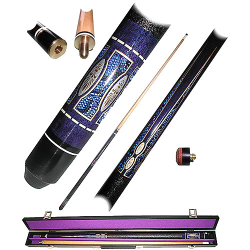 Trademark Poker 40-549BL Black Royal Family Poker Billiard Cue