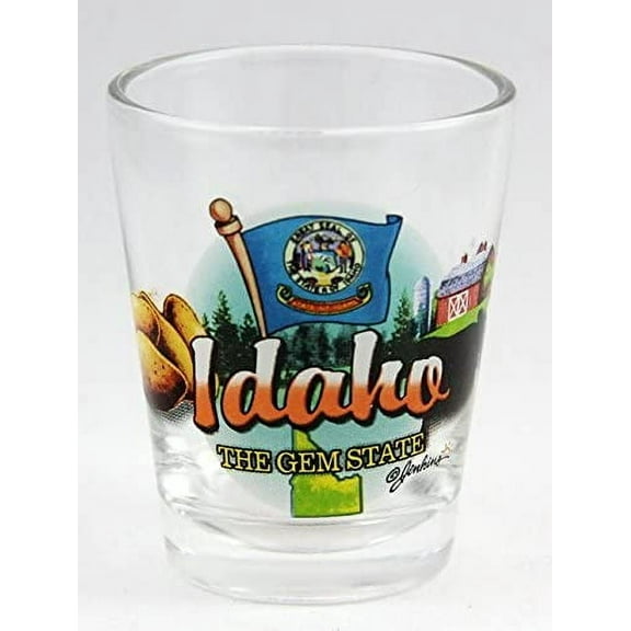 Idaho Gem State Elements Shot Glass
