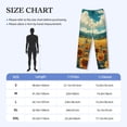 thumbnail image 4 of Naloa Field Style Bicycle Young Sunflower Pajama Pants Men, PJ Bottoms, Sleep & Lounge Pants-Large, 4 of 6
