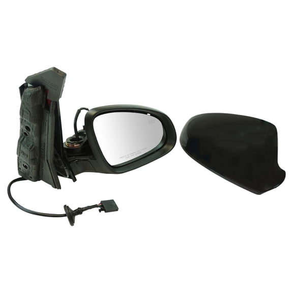 Exterior Power Heated Mirror Black Smooth RH Passenger Side for Buick Verano MRA06775