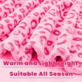 thumbnail image 6 of Warm Blanket Pink Soft Fleece Blankets Throw Blankets for Bed, 6 of 6