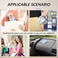 thumbnail image 7 of PU Leather Coin Purse Wallet Compact Water-Resistant Card Cases Money Organizers Blue Butterfly Pattern, 7 of 7