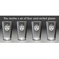 thumbnail image 2 of Gill Irish Coat of Arms Pint Glasses - Set of 4 (Sand Etched), 2 of 2