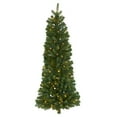 thumbnail image 2 of 4ft. Flat Back Wall Hanging Artificial Christmas Tree with 50 Clear LED Lights, 2 of 5
