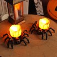 thumbnail image 2 of 2023 Halloween Light Up Spider LED Vela Electrónica Decoración De La Noche 12pcs, 2 of 4