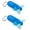 Blue, variant on O2COOL Sport Misting Fan - Portable Pocket Size Battery Powered Cooling Fan With Carabiner Clip (Purple)