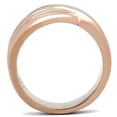 thumbnail image 3 of IP Rose Gold(Ion Plating) Brass Ring with No Stone for Women Style GL209, 3 of 3