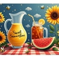 thumbnail image 4 of Decorative Design Sweet Summertime Sunflower Picnic Juice Banner for Summer Party Outdoor Event Garden Gathering, 4 of 8