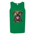 thumbnail image 3 of My Favorite Breed is The One In Need | Colorful Labrador Dog | Dean Russo Art Animal Lover Mens Sleeveless Top, Kelly, XL, 3 of 5