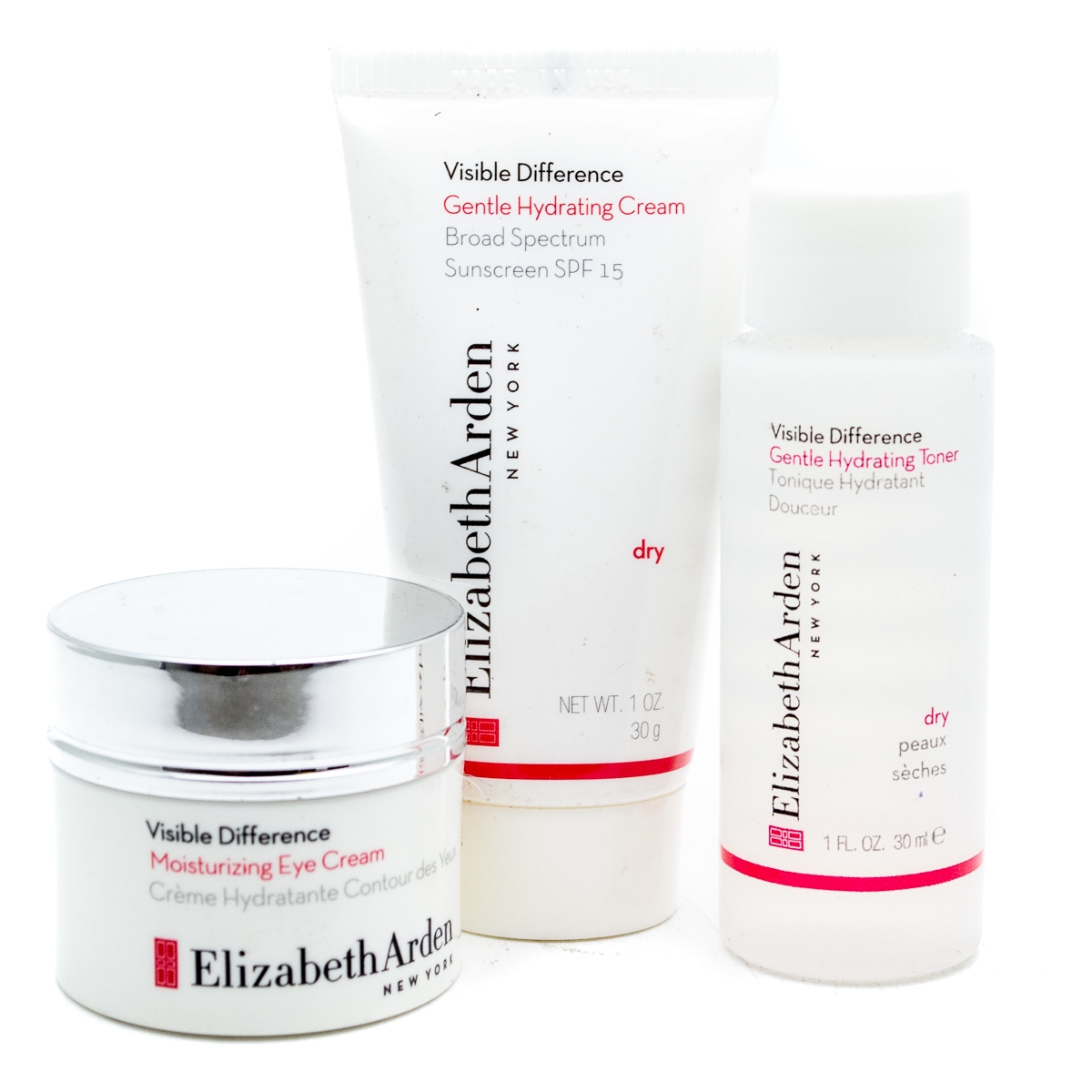 Elizabeth Arden Visible Difference 3 piece Set; Moisturizing Eye Cream