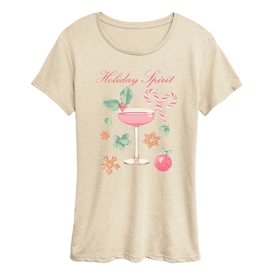Instant Message - Holiday Spirit Short Sleeve Graphic T-Shirt