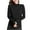 Black, variant on Women's Seamless Sweater Mock Neck Long Sleeve Knitted Pullover Sweaters Fall Winter Warm Soft Base Layer Shirt Tops(Beige,XXL)